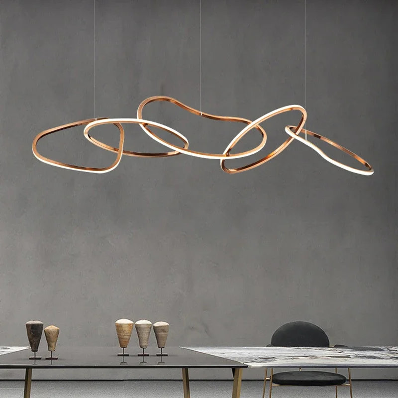 Voice Control Light Bulb - Modern LED Circle Pendant Lights For