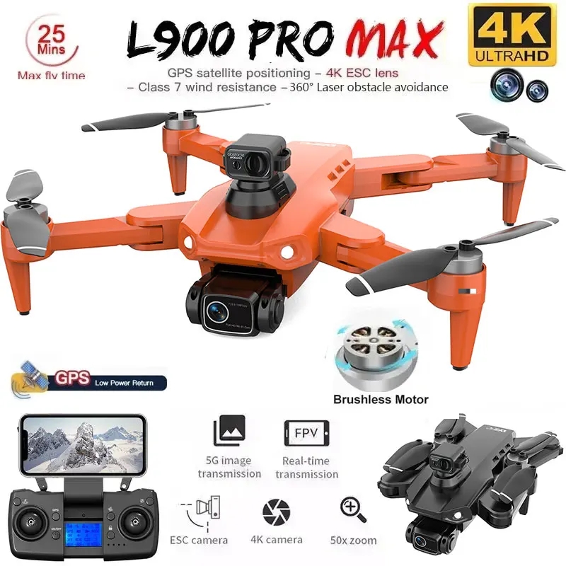 Smart Home Camera - L900 Pro MAX GPS Drone 4K