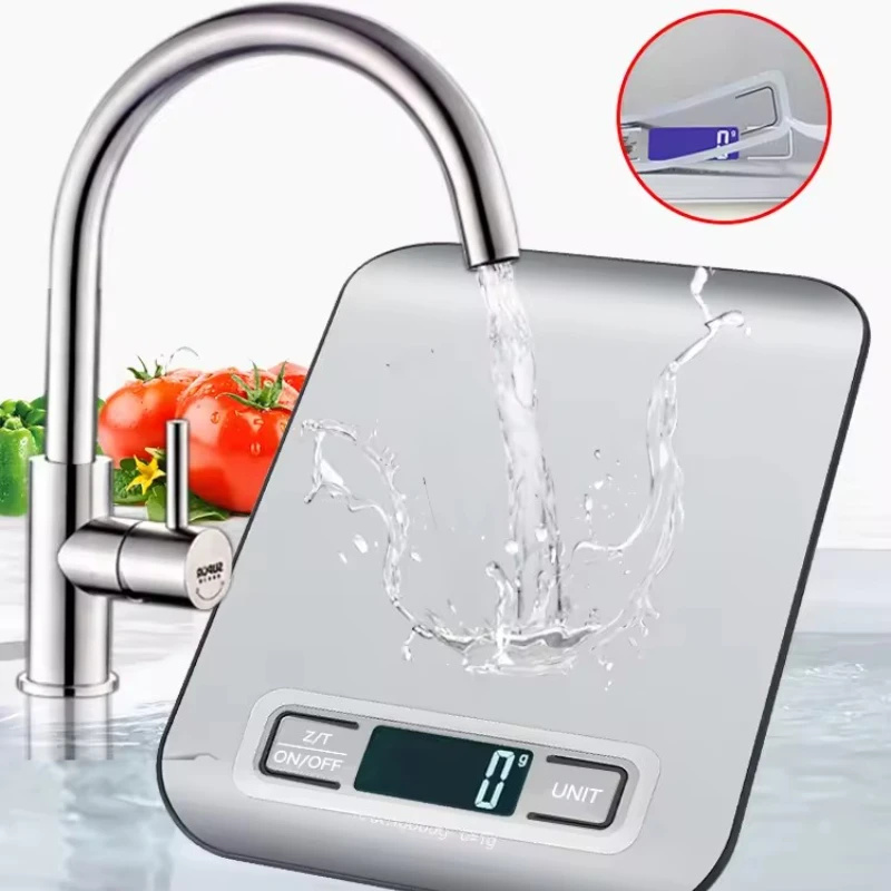 Smart Home Utensils - Digital Kitchen Scale LED Display 5kg/1g