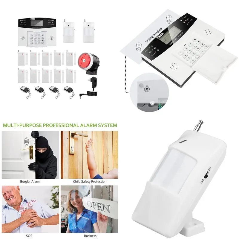 Smart Home Kits - House Burglar Alarm Kit Auto Dial