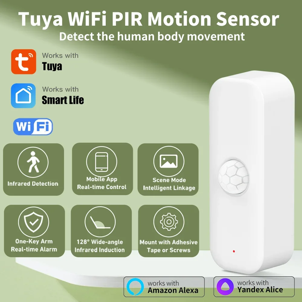 Smart Home Diy - Tuya WiFI Zigbee PIR Motion Sensor