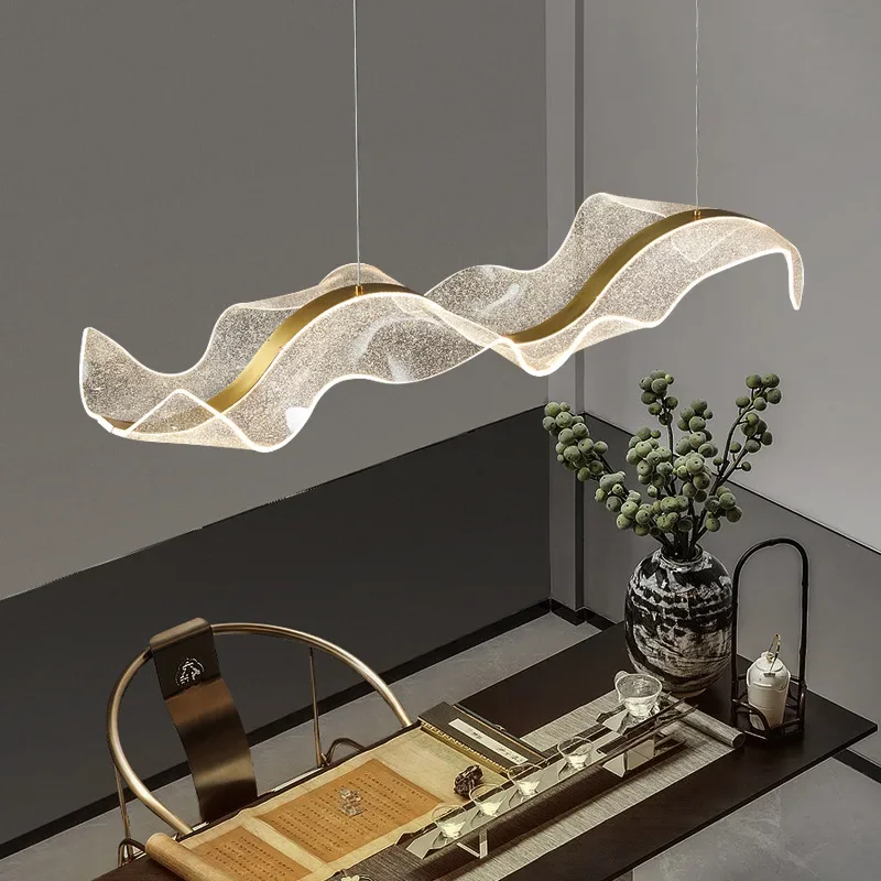 Voice Control Light Bulb - Nordic Designer Wave LED Pendant Lights