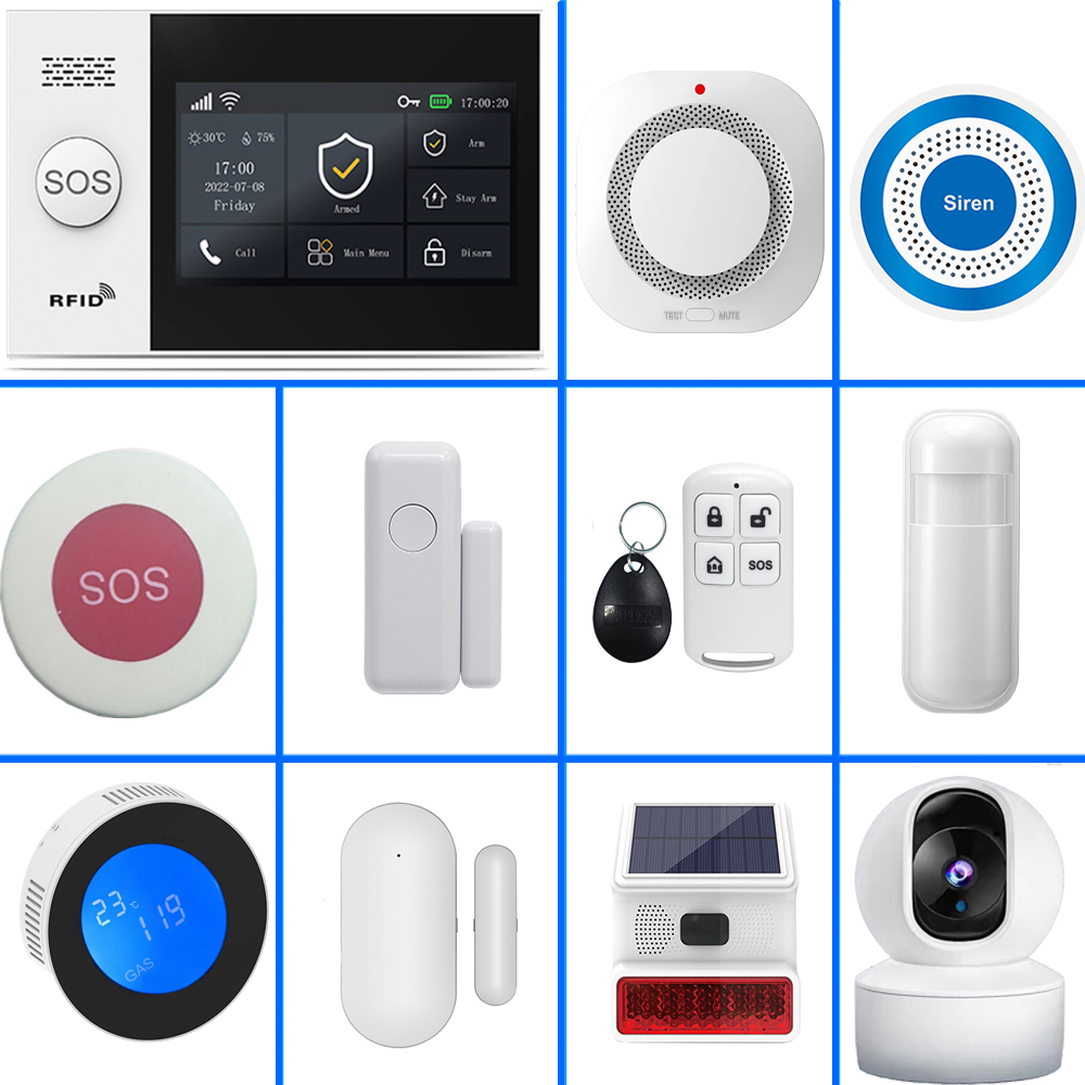 Smart Home Automation System - PGST 4G Tuya Smart Home Alarm