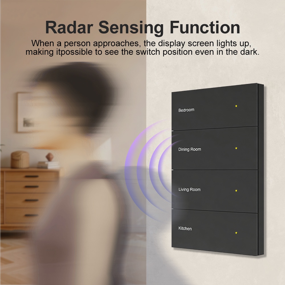 Manhot DIY Name Switch Zigbee  - đánh giá và giá Smart Home Diy