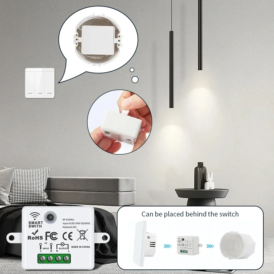RF 433MHz Wireless Remote Cont - đánh giá và giá Smart Home Sistem