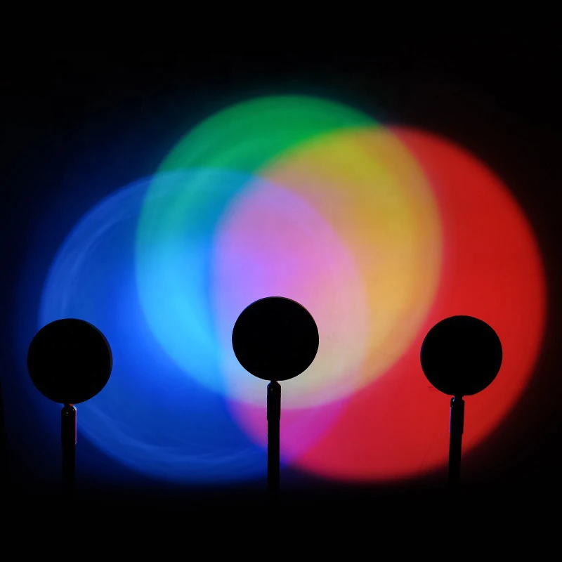 Smart LED Sunset Lamp Colorful - đánh giá và giá Smart Home Sistem