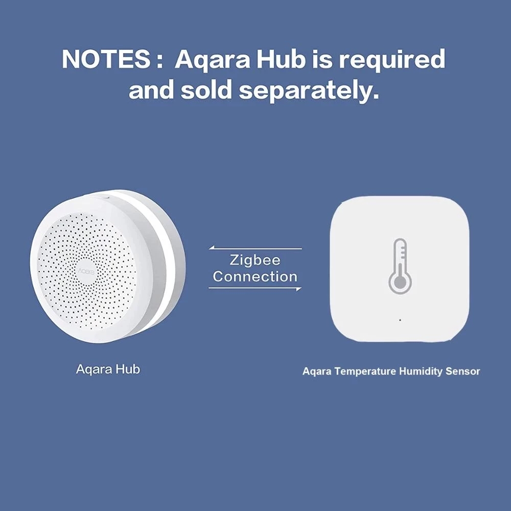 Aqara Temperature Humidity Sen - đánh giá và giá Smart Home Xiaomi Hub