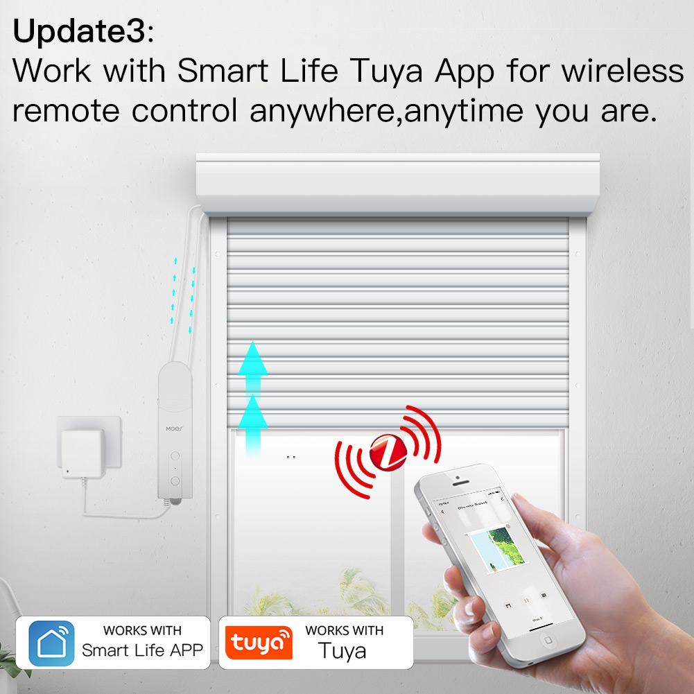 MOES ZigBee Smart DIY Motorize - đánh giá và giá Curtain Motor