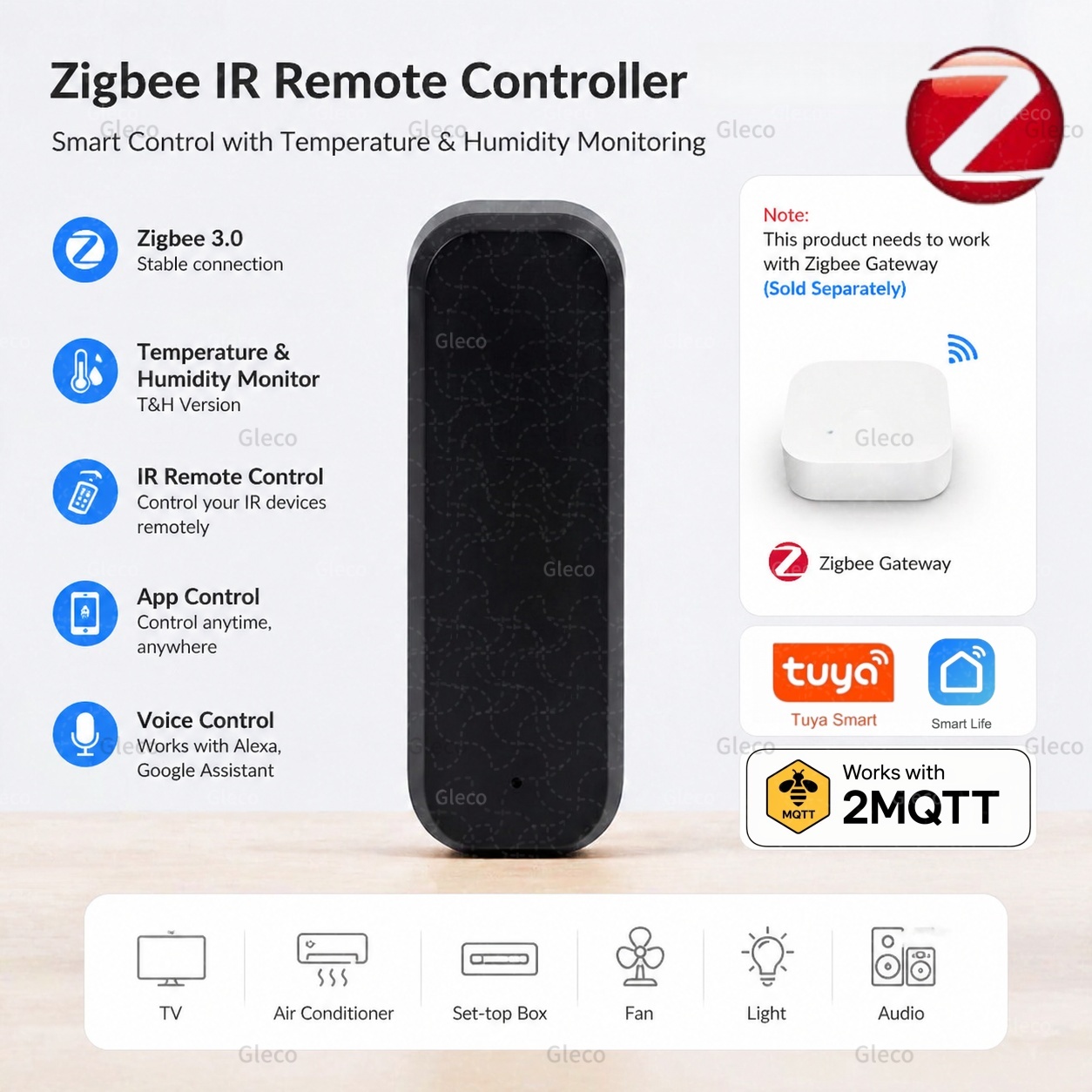 Zigbee Smart IR Remote Control - đánh giá và giá Universal Remote Smart Home