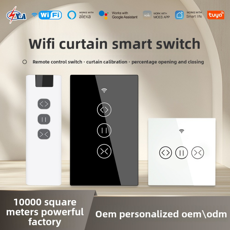 Công tắc rèm WiFi - Điều khiển - đánh giá và giá Curtain Motor