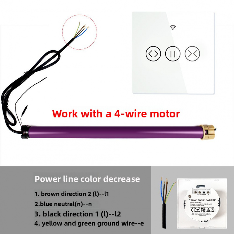 Công tắc rèm WiFi - Điều khiển - đánh giá và giá Curtain Motor