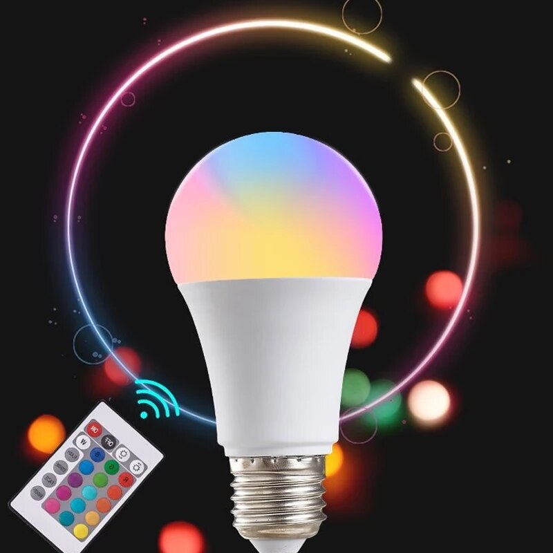16 Colors RGB Bulb LED Multico - đánh giá và giá Voice Control Light Bulb