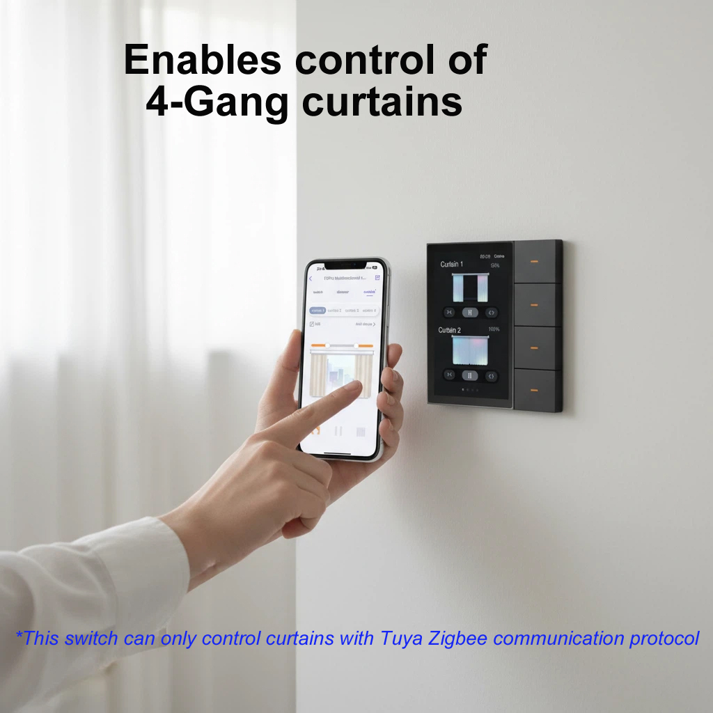 F3-pro Tuya Smart Panel ZigBee - đánh giá và giá Smart Home Villa