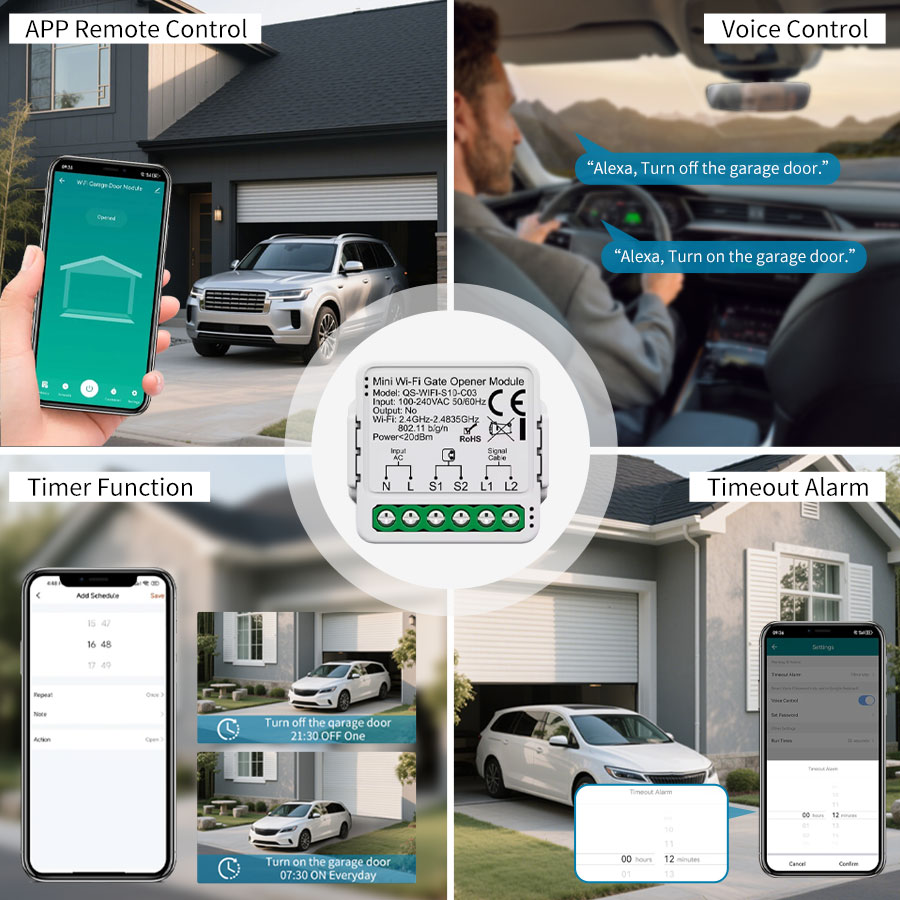 Tuya Smart WiFi or Zigbee Gara - đánh giá và giá Smart Home Sistem