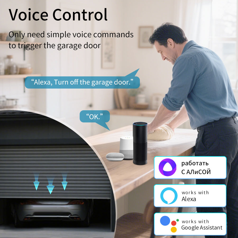 Tuya Smart WiFi or Zigbee Gara - đánh giá và giá Smart Home Sistem