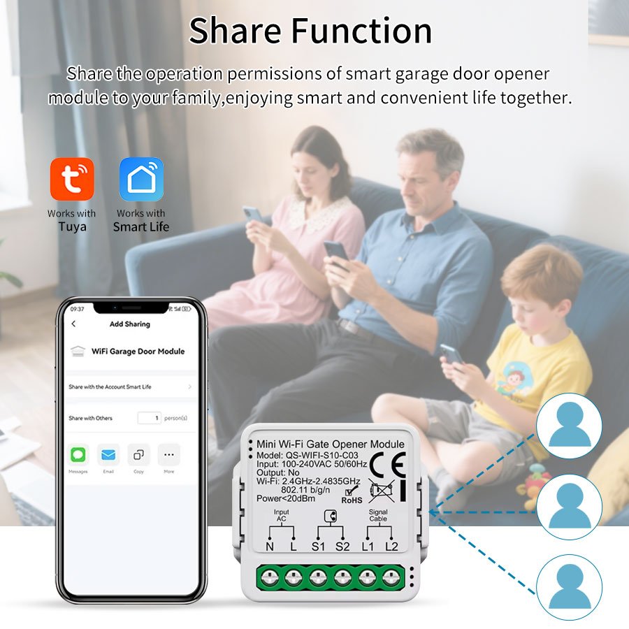 Tuya Smart WiFi or Zigbee Gara - đánh giá và giá Smart Home Sistem
