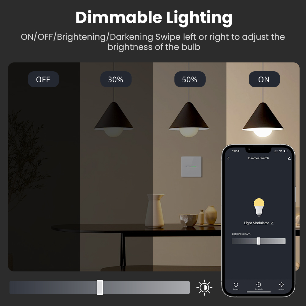 AVATTO WiFi 1/2 Gang Smart Dim - đánh giá và giá Smart Home Sistem