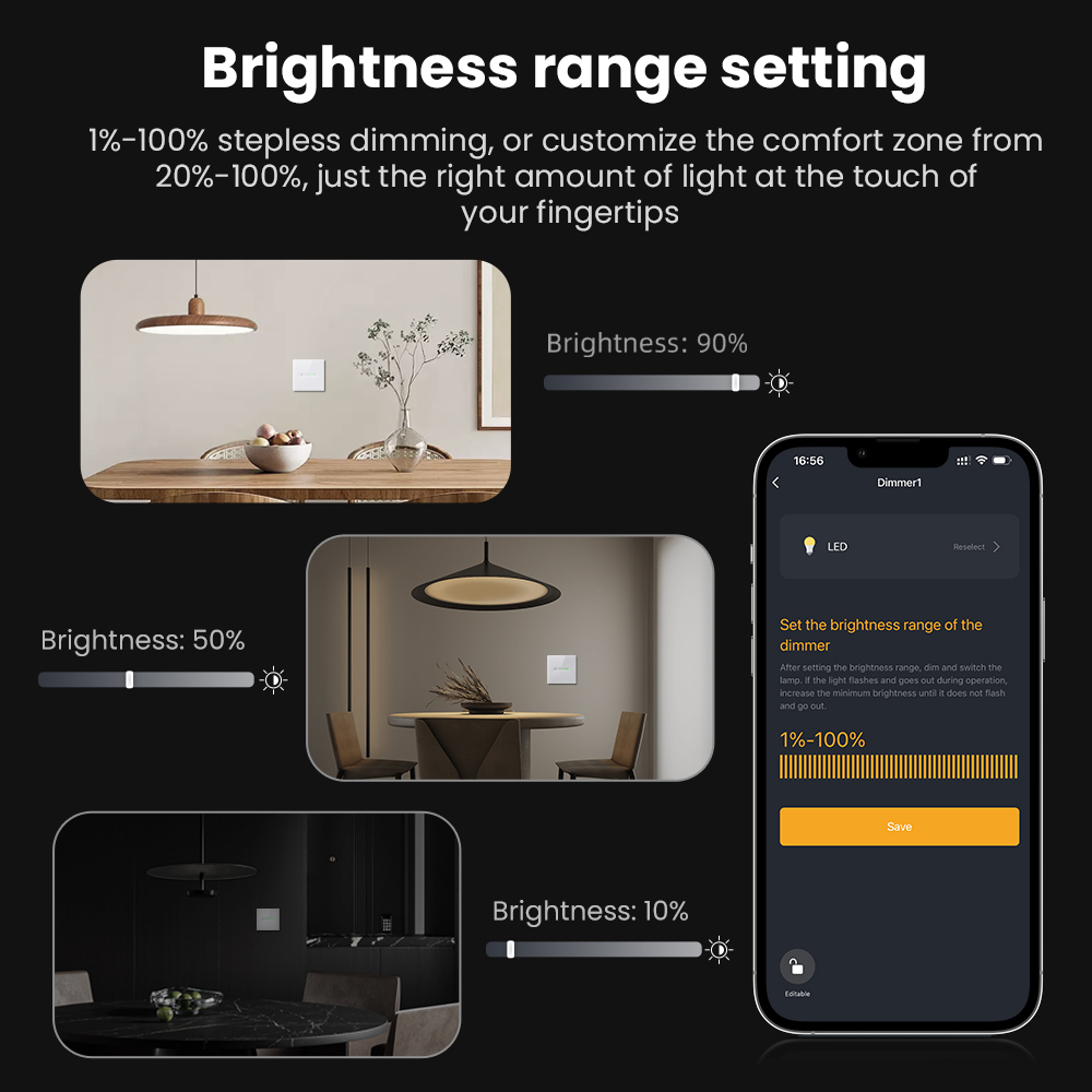 AVATTO WiFi 1/2 Gang Smart Dim - đánh giá và giá Smart Home Sistem