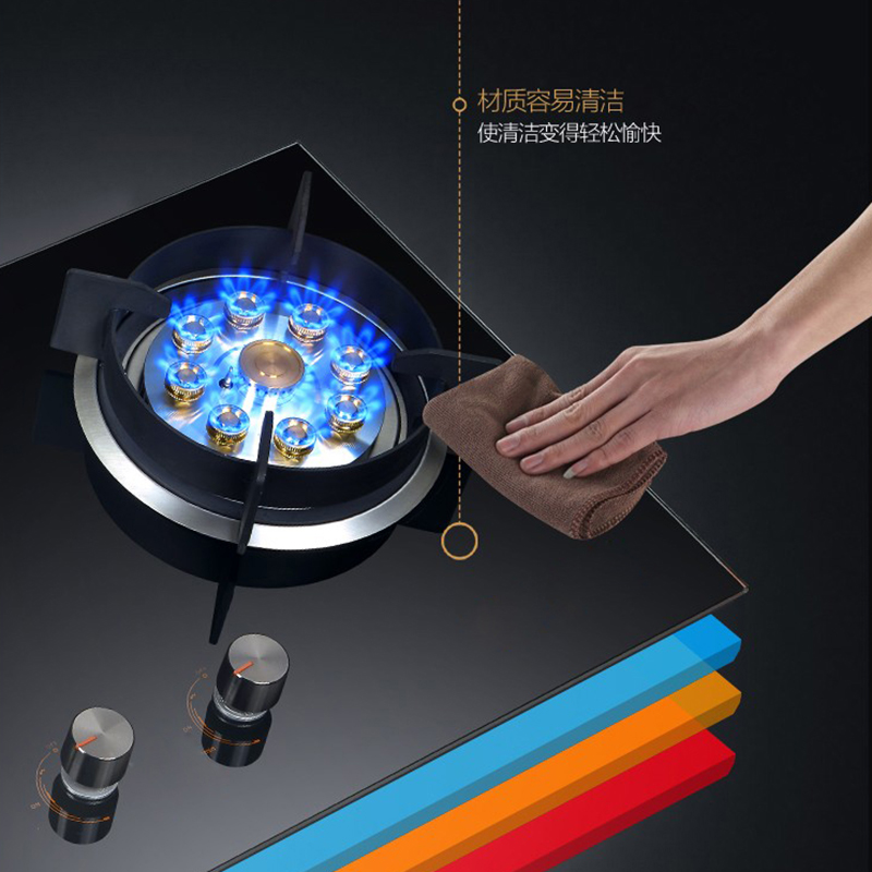 Gas stove with 9-hole dual bur - đánh giá và giá Smart Home Utensils