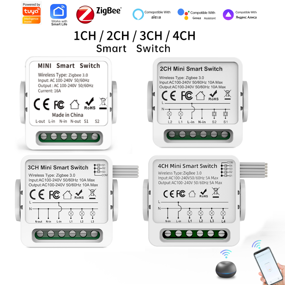 Tuya Zigbee 3.0 Smart Switch 1 - đánh giá và giá Smart Home Sistem