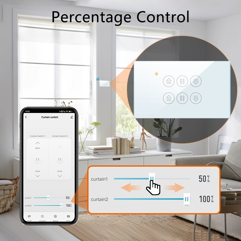 QCSMART WiFi Double Curtain US - đánh giá và giá Universal Remote Smart Home