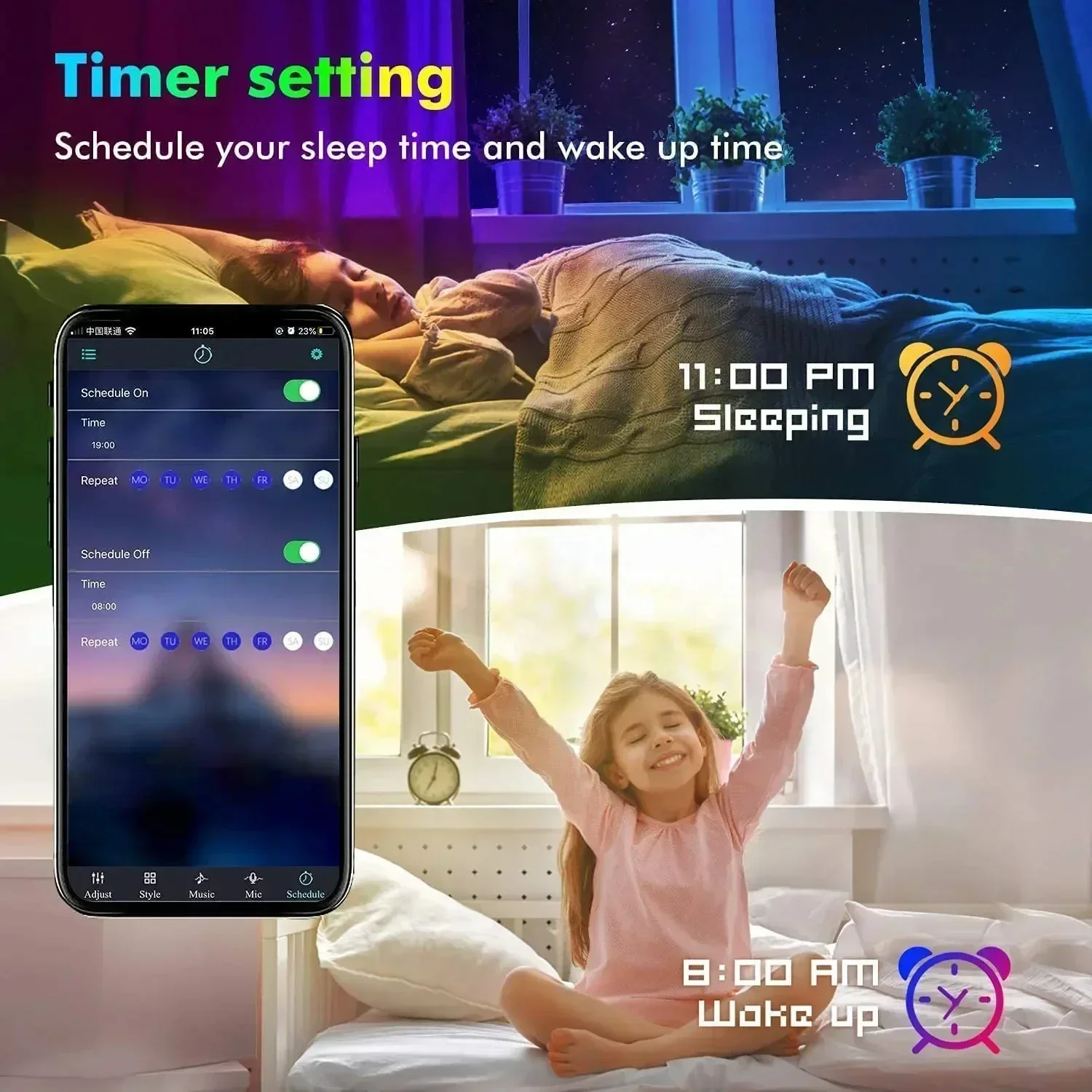 Smart RGB LED Gaming Light Str - đánh giá và giá Voice Control Light Bulb