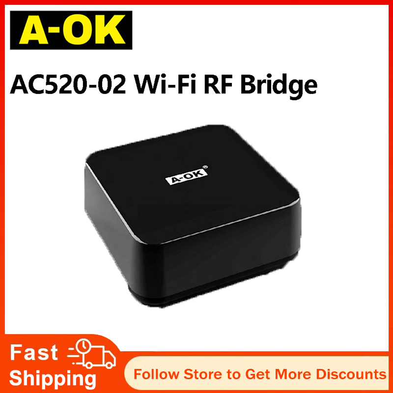 A-OK AC520-02 Wifi Bridge RF B - đánh giá và giá Curtain Motor