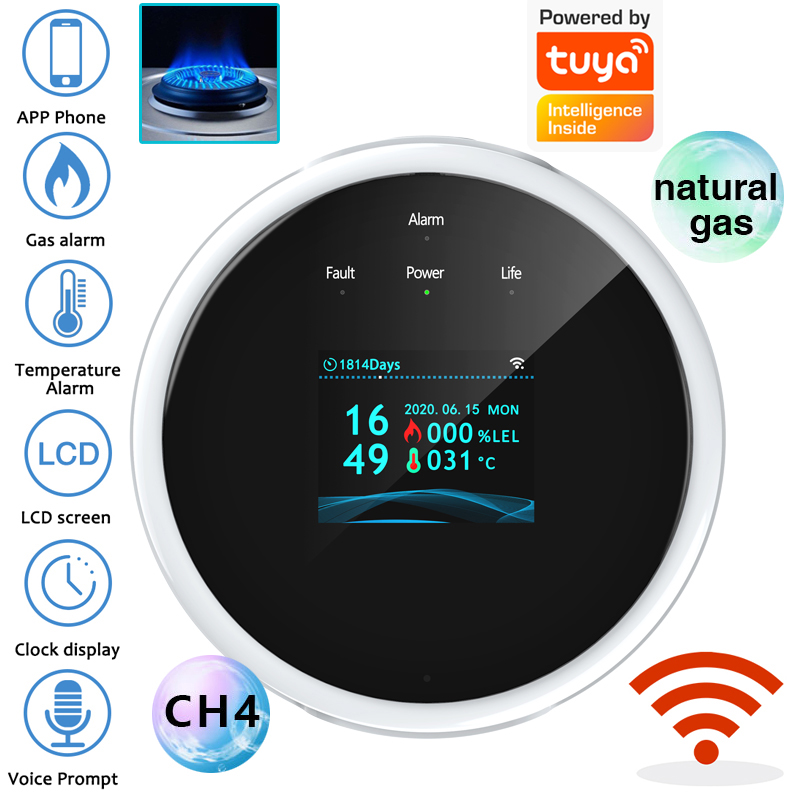 2.4G WiFi Gas Alarm Sensor Com - đánh giá và giá Smart Home Automation System