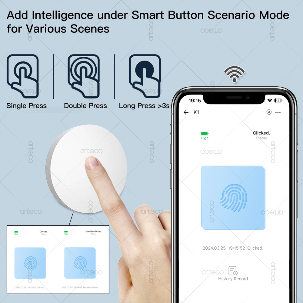 Zigbee Button Scene Switch Wir - đánh giá và giá Smart Home Villa