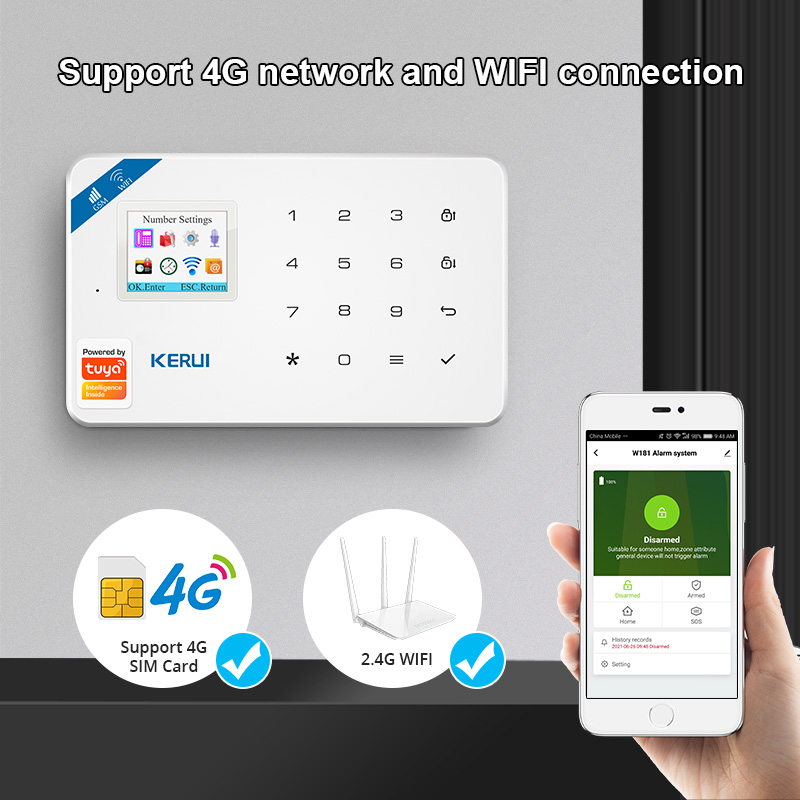 KERUI Security Alarm System Ki - đánh giá và giá Smart Home Automation System
