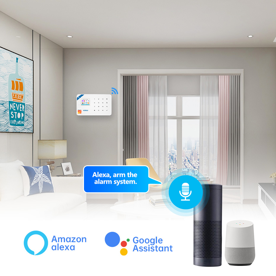 KERUI Security Alarm System Ki - đánh giá và giá Smart Home Automation System