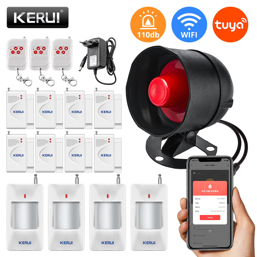 KERUI Tuya WIFI Loudly Speaker - đánh giá và giá Smart Home Automation System