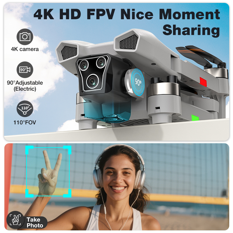 NEW Hot L017 Pro Drone Brushle - đánh giá và giá Smart Home Camera
