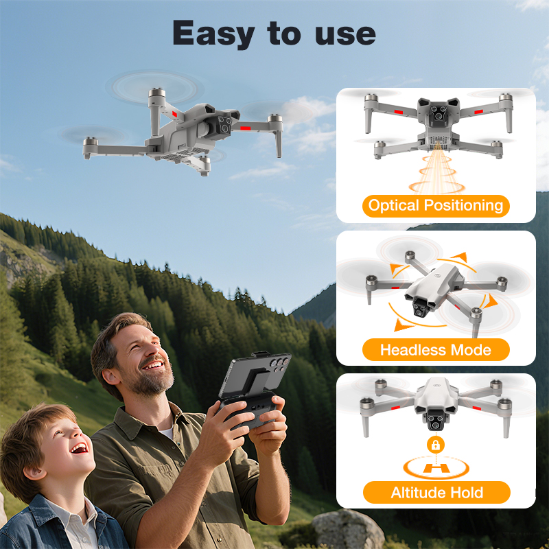 NEW Hot L017 Pro Drone Brushle - đánh giá và giá Smart Home Camera