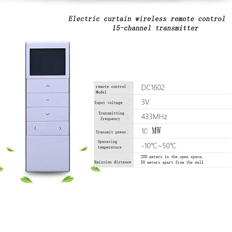 Ban Đầu Dooya DC1602 15 Kênh Đ - đánh giá và giá Curtain Motor