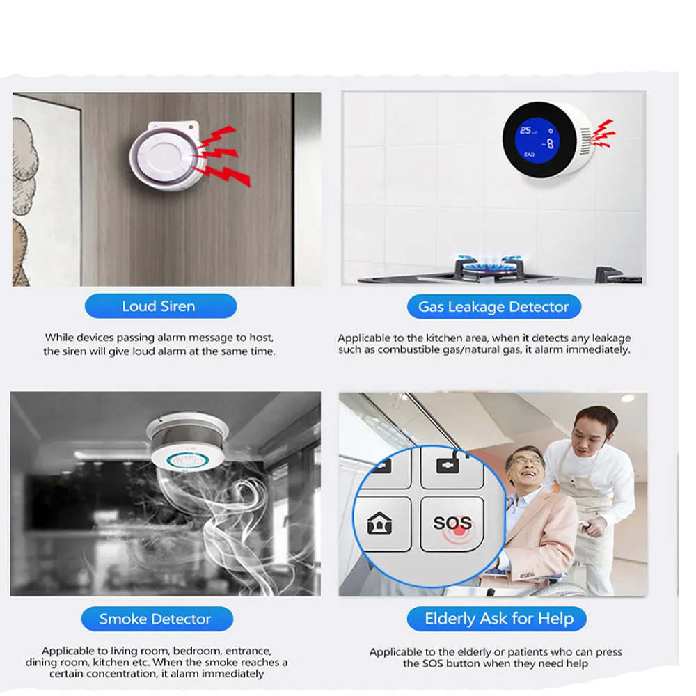 PGST 4G Tuya Smart Home Alarm  - đánh giá và giá Smart Home Automation System